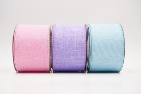 Glitter Solid Colors Wired Ribbon_KF9891 (3)